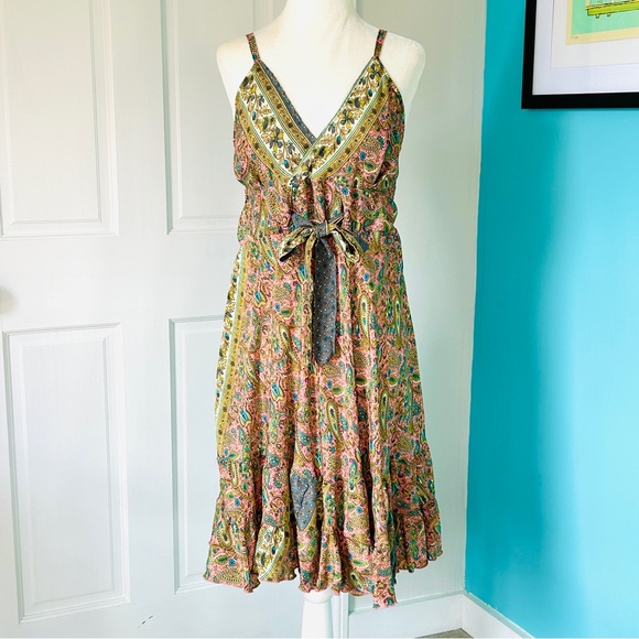 Zury Silk Blend Sleeveless Dress (FREE size) - Picture 2 of 9